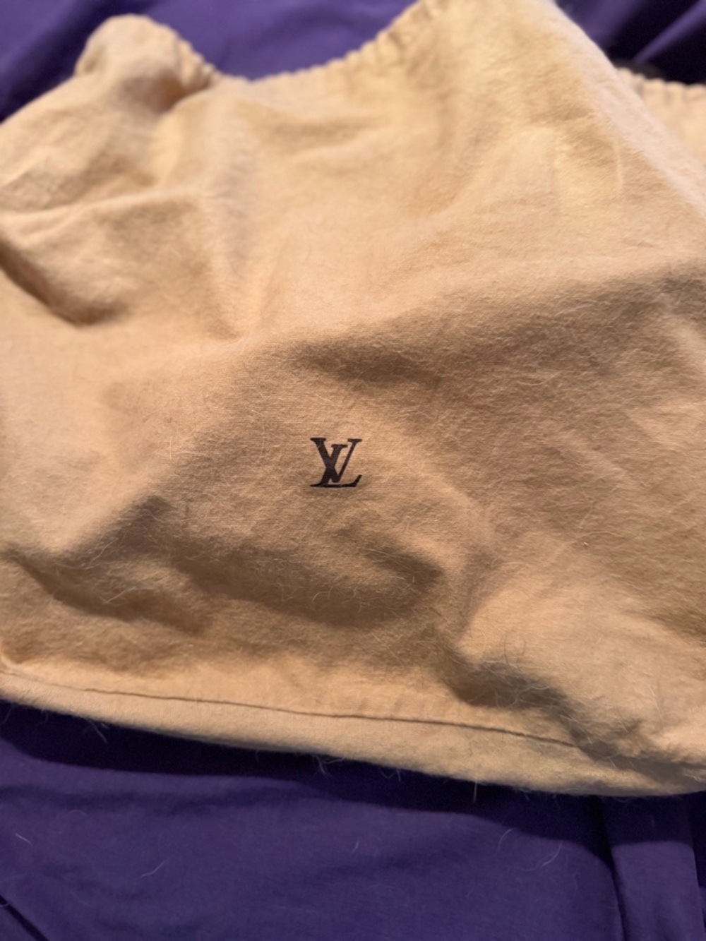 Louis Vuitton Brown Monogram Canvas Tote Interior with Tan Trim - Picture 2 of 10